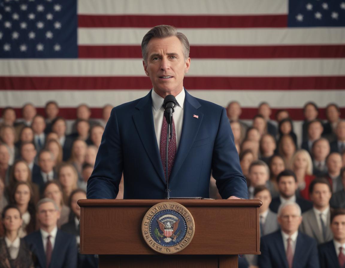 Person watching a political drama on TV with popcorn in hand