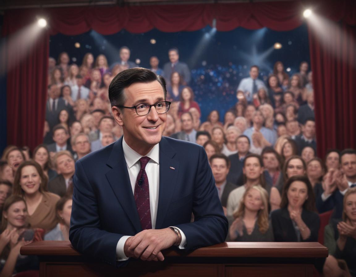 Viral late-night comedy segment with social media engagement stats
